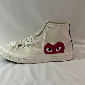 cdg converse white 11.5